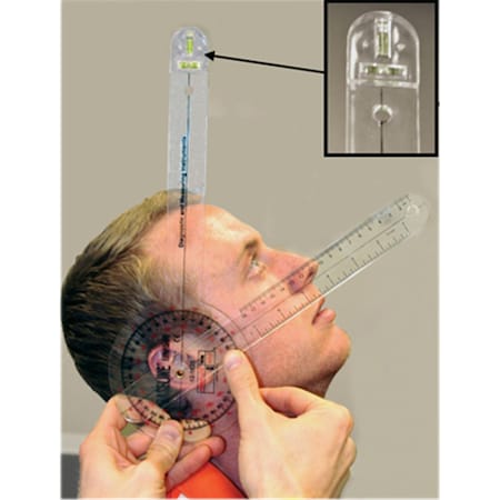Fabrication Enterprises Baseline Plastic Absolute Plus Axis Goniometer- 12 in. Arms 12-1025